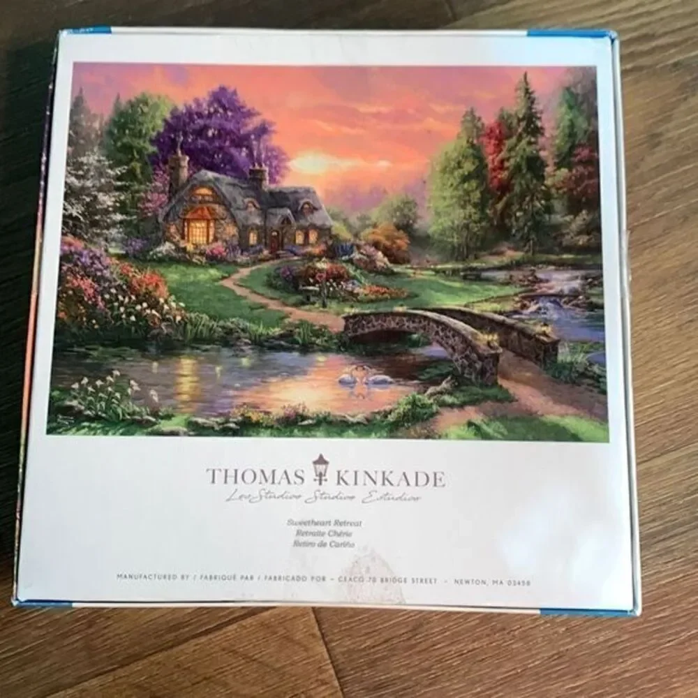 Springbok vintage can puzzle. & ceaco Thomas ki‎ jade cottage puzzle